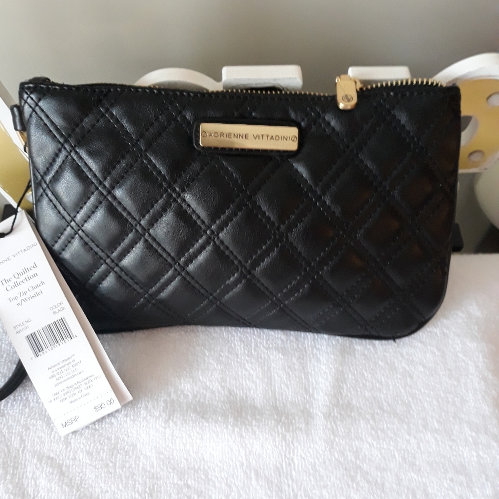Black ADRIENNE VITTADINI Wristlet